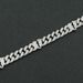 Hip Hop Full Diamond Personalized Broken Heart Bracelet, Men's Trendy and Dominant Punk Bracelet Accessories_ipsvogv.com
