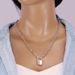 Accessories Fashion Chain Cold Wind Multi Element Geometric Peach Heart Style Necklace Set_ipsvogv.com