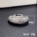 Cao Shi's New Accessories Are Light Luxury Style, Full Of Exquisite Zircon Inlaid Rings, Luxurious Banquet Socialite_ipsvogv.com
