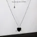 Womens Summer New Love Heart Pendant Necklaces Jewelry Korean Cute Sweet Designer Double Side Short Link Chains Choker_ipsvogv.com