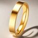 Stainless Steel Ring Joker Non-fading Niche Ins Electroplating Simple High-level Titanium Steel Jewelry Jewelry_ipsvogv.com