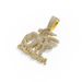 Hip Hop Style Full Diamond OTF Letter Alloy Pendant Trendy HIPHOP Men's Necklace_ipsvogv.com