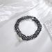 Personalized Fashionable Black Elastic Fishing Line, Expandable Point Diamond Circular Pendant, Collar, And Accessory_ipsvogv.com