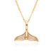 Fashion Korean White Copper Necklace For Women Trendy Micro Inlaid Brick Mermaid Tail Pendant High Quality Pendant Necklace_ipsvogv.com