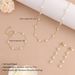Brass Real Gold Electroplating Fashion Retro Pearl High End Chain Ladies Necklace Set_ipsvogv.com