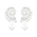 12627 Beach Fashion Pearl Conch Metal with Simple and Versatile Style, Summer Vacation Style Earrings_ipsvogv.com