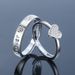 Pure Open Korean Edition Live Interwoven Love Couple Ring Pair Silver Jewelry_ipsvogv.com