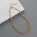 Women's Jewelry Hip Hop Necklace Female Fashion Choker Men's Gold Necklace Trend Clavicle Chain Accessories_ipsvogv.com