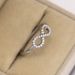 Simple And Infinite Ornaments An 8-line Ring, Exaggerated Personalized Diamond Set With Zircon Ring_ipsvogv.com