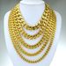316L Vacuum Plating Stainless Steel Necklace for Mens Chain Width: 9~16mm_ipsvogv.com