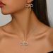 Minimalist Fragrant Butterfly Knot Necklace for Women with a Personality, Small and Unique Design, Collarbone Chain,_ipsvogv.com