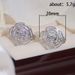 Cao Shi's three-dimensional flower earrings are sweet, super fairy, elegant, rose ear clasps, fashionable and versatile earrings_ipsvogv.com
