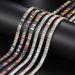 Hip Hop Colorful Zircon Tennis For Men And Women 2.5*5mm Rectangular Full Diamond Necklace Hot Sale_ipsvogv.com
