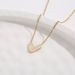 Love White Fritillaria Titanium Steel Necklace for Women 2023, Small and Luxury Design, High Sense Collar Chain, Ins_ipsvogv.com
