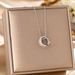Japanese Korean Titanium Steel Necklace With Versatile Feminine Qualities, Featuring A Double Ring Buckle And Micro_ipsvogv.com