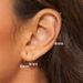 3 Pieces Nose Rings & Studs Simple Style Geometric 304 Stainless Steel_ipsvogv.com
