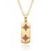 Ins Style Real Gold Plated Light Luxury Necklace Female Niche Design High End Clavicle Chain Love Pendant Jewelry_ipsvogv.com