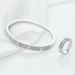 Bangles Nail Bracelet Copper Inlaid Zircon Simple Couple Bracelet Men And Women's Style Gold Plated Non Fading Trend_ipsvogv.com