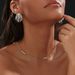 Spot 925 Sterling Silver Electroplated Titanium Steel INS Fashion Sweet And Cute Bow Necklace_ipsvogv.com