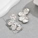 Ladies' flower niche and high-end design, fan-shaped earrings, versatile earrings_ipsvogv.com