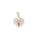 Street 3D Full Diamond Love New Product Alloy Broken Heart Droplet Oil Pendant Cuban Chain Necklace_ipsvogv.com
