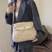 Women's Bag nylon wave quilting bag (L) rhombus shoulder messenger bag (large) casual_ipsvogv.com
