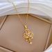 Titanium Steel 【 】 Three Roses Diamonds, Light Luxury Temperament, Gorgeous Full Of Diamonds Necklace, Women's Versatile 【 】 , Temperament, Necklace,_ipsvogv.com