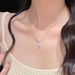 S Pure Silver Language Wish Necklace Ins Niche High-end Light Luxury Versatile Pentagonal Star Collarbone Chain_ipsvogv.com