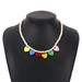 N10036 Rainbow Pearl Necklace, Spring/Summer Elegance, Pride Day Resin Love, Sweet and Cool Necklace_ipsvogv.com