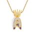 Light luxury niche fashion style hip hop personality 26 English letters high end pendant necklace necklace versatile_ipsvogv.com