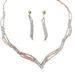 Bridal Jewelry Necklace Three Piece Rhinestone Claw Necklace Jewelry Set Wholesale E Commerce Supply_ipsvogv.com