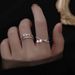 Ring, Female, Non Fading, Simple, Adjustable, Trendy, Personalized, Index Finger Opening, Internet Famous, Female_ipsvogv.com
