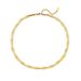 Women's Jewelry Niche Design Clavicle Chain Two Strand Braided Fishbone Shape Stainless Steel K Gold Plated Bracelet Necklace Jewelry_ipsvogv.com