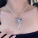 Light Luxury Niche Design Butterfly Tassel Pendant Fashionable New Style Personalized High-end Collarbone Chain_ipsvogv.com