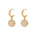Geometric hollow out small fragrant style female with versatile heart set zircon design buckle simple and high-end_ipsvogv.com