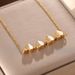 Korean Version Live Streaming Titanium Steel Necklace For Women, Featuring Multi Wearing Clover Magnetic Zirconia_ipsvogv.com