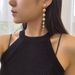 Jewelry Hip Hop Punk Metal Ball Women's Trendy Simple Geometry Long Earrings_ipsvogv.com