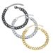 Men's Titanium Steel Six-Sided Polished Cuban Bracelet Simple Personality Jewelry Trendy Cool Accessories_ipsvogv.com