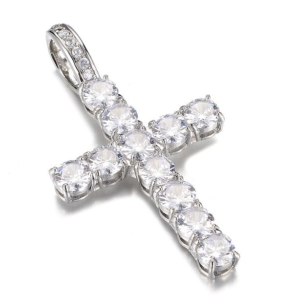 Ma Siwei same style zircon cross necklace female high end simple light luxury pendant jewelry female_ipsvogv.com