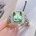 Cao Shi's Luxurious And Domineering With Exaggerated Personality, Index Finger Ring, Lace Rectangular Ring_ipsvogv.com
