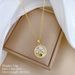 Drip 【 】 Oil Plate Bear Knot Light Luxury Charm Gorgeous Full Diamond Necklace Women's Versatile Clavicle Titanium Steel 【 】_ipsvogv.com