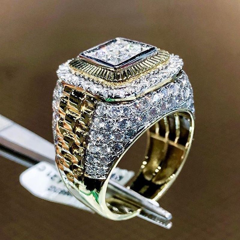 New accessories hip hop hip hop ring men's fashion hip hop ring diamond jewelry_ipsvogv.com
