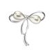 Summer anti glare brooch high-end fixed bow women, Korean version neckline decorative clip for women_ipsvogv.com