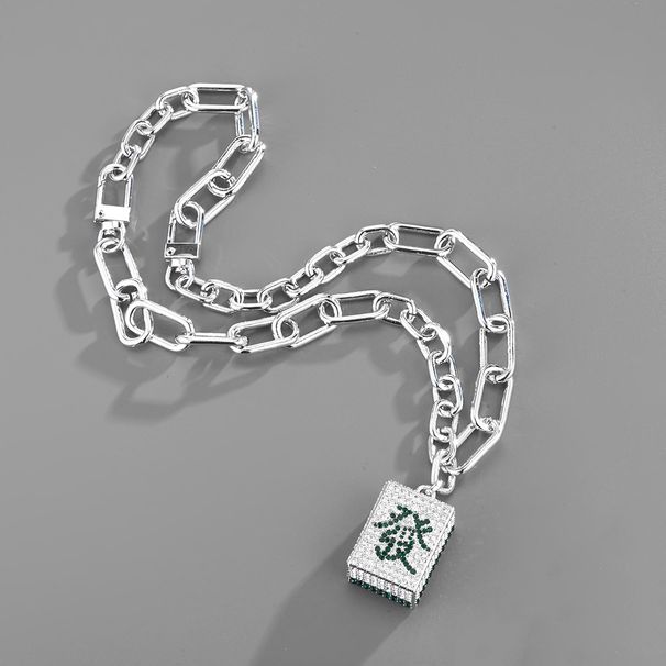 Rich full diamond pendant Pendant net red trend master hip hop accessory necklace sweater chain_ipsvogv.com