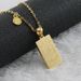 Stainless Steel 12 Constellation Necklace Female K Gold Square Twelve Constellation Titanium Steel Pendant Clavicle Chain_ipsvogv.com