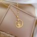 【 】 Moon Owl Light Luxury Charm Gorgeous Full Diamond Necklace Women's Versatile Clavicle Titanium Steel Chain_ipsvogv.com