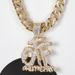 Fashionable Full Dia Hip-hop Men's Necklace Jewelry With A Sense Of OTF English Letter Single Pendant_ipsvogv.com
