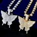 Hot Selling Butterfly Rhinestone Necklace Clavicle Chain Choker Accessories_ipsvogv.com