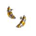 Spot Factory INS Fashionable Niche INS Retro Cicada Pupa Mixed Color Design Moon Earrings_ipsvogv.com