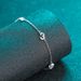 Sterling Silver Bracelet Women's 1314 Mosonite Handpiece Plated With PT950 Small Fresh Gift_ipsvogv.com